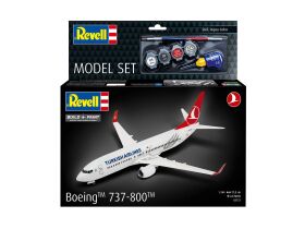 Revell Model Set Boeing 737-800 Turkish Airlines 1:144 Plastikmodellbausatz / 63772