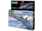 Revell Model Set Lockheed Martin® F-35®A Lightning II® Modellbausatz mit Basiszubehör / 63799