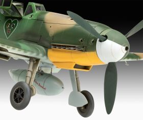 Revell Model Set Messerschmitt Bf109 G-2/4 Modellbausatz mit Basiszubehör / 63829