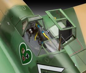 Revell Model Set Messerschmitt Bf109 G-2/4 Modellbausatz mit Basiszubehör / 63829