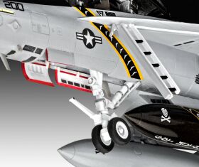 Revell Model Set F/A-18F Super Hornet Modellbausatz mit Basiszubehör / 63834