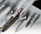 Revell Model Set F/A-18F Super Hornet Modellbausatz mit Basiszubehör / 63834