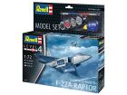 Revell Model Set Lockheed Martin F-22A Raptor Modellbausatz mit Basiszubehör / 63858