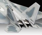 Revell Model Set Lockheed Martin F-22A Raptor Modellbausatz mit Basiszubehör / 63858