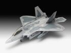 Revell Model Set Lockheed Martin F-22A Raptor Modellbausatz mit Basiszubehör / 63858