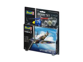 Revell Model Set Spitfire Mk.IIa Modellbausatz mit Basiszubehör / 63953