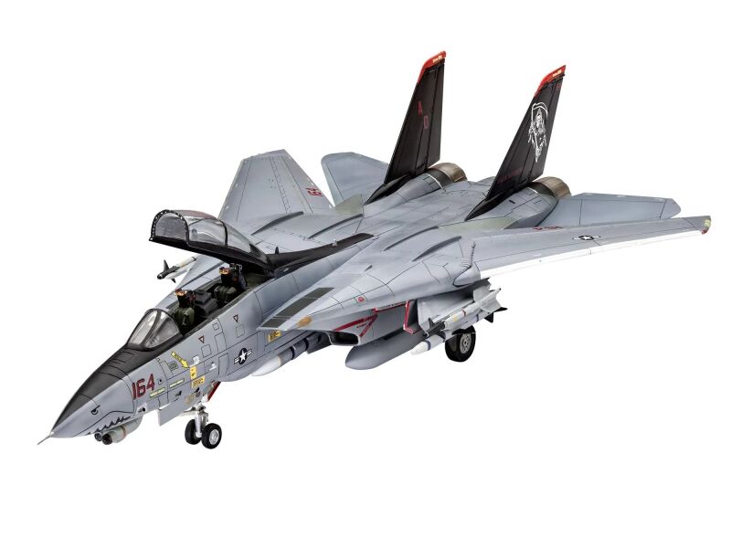 Revell Model Set F-14D Super Tomcat Modellbausatz mit Basiszubehör / 63960