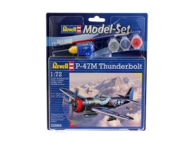 Revell Model Set P-47M Thunderbolt Modellbausatz mit Basiszubehör / 63984