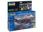 Revell Model Set Lancaster Mk.I/III Modellbausatz mit Basiszubehör / 64300