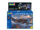 Revell Model Set Lancaster Mk.I/III Modellbausatz mit Basiszubehör / 64300