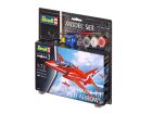 Revell Model Set BAe Hawk T.1 Red Arrows Modellbausatz mit Basiszubehör / 64921