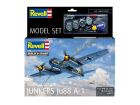 Revell Model Set Junkers Ju88 A-1 "Battle of Britain" 1:72 Modellbausatz inkl. Farben, Kleber & Pinsel / 64972
