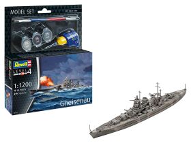 Revell Model Set Battleship Gneisenau Modellbausatz mit...