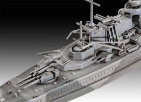 Revell Model Set Battleship Gneisenau Modellbausatz mit Basiszubehör / 65181
