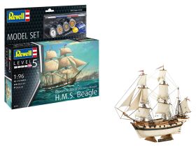 Revell Model Set HMS Beagle Modellbausatz mit...