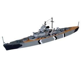 Revell Model Set Bismarck 1:1200 Plastikmodellbausatz /...