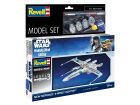 Revell Model Set New Republic X-Wing Fighter Modellbausatz Star Wars mit Basiszubehör / 66791