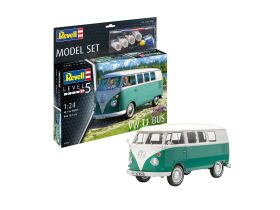 Revell Model Set VW T1 Bus Modellbausatz mit...