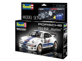 Revell Model Set Porsche 934 RSR "Martini" Modellbausatz mit Basiszubehör / 67685