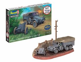 Revell Starter Kit Krupp Protze KFZ 69 with 3,7cm Pak...