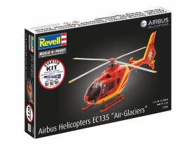 Revell Starter Kit Airbus Helicopters EC135 "Air-Glaciers Modellbausatz mit Basiszubehör / 74986