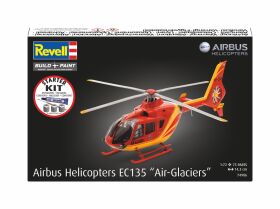 Revell Starter Kit Airbus Helicopters EC135 "Air-Glaciers Modellbausatz mit Basiszubehör / 74986