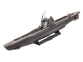 Revell Starter Kit German Submarine Type VII C/41 Modellbausatz mit Basiszubehör / 75154