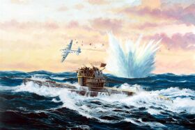 Revell Starter Kit German Submarine Type VII C/41 Modellbausatz mit Basiszubehör / 75154