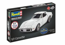 Revell Starter Kit Corvette C3 Modellbausatz mit Basiszubehör / 77684
