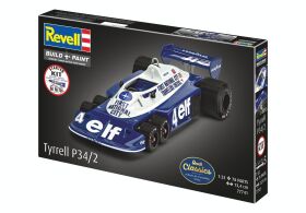 Revell Starter Kit Tyrrell P34/2 6-Wheeler 1:32 Modellbausatz mit Basiszubehör / 77741