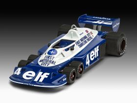 Revell Starter Kit Tyrrell P34/2 6-Wheeler 1:32 Modellbausatz mit Basiszubehör / 77741