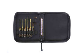 ARROWMAX Toolset 1/10 Elec Trg+Bag Black Golden (8pcs) / AM-199440