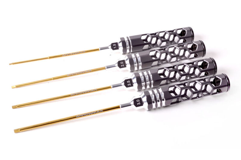 ARROWMAX Innensechskantschlüssel-Set 1,5, 2,0, 2,5, 3,0 x 120mm (4Stck.) V2 Honeycomb / AM-410991