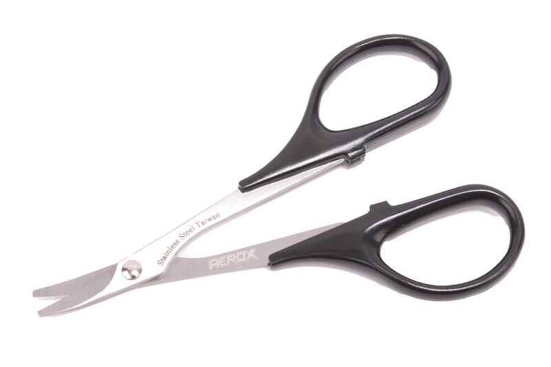 Aerox Curved Body Scissors - Stainless Steel / AX024