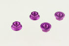 Alu Radmuttern M4 geriffelt purple (4) / CR036
