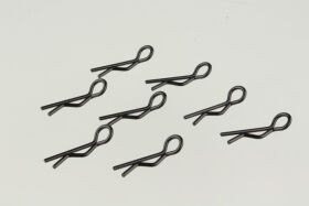 Karosserieclip 1/10 klein - schwarz (8) / CR060