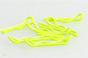 Karosserieclip 1/10 klein - Neon Gelb (8) / CR063