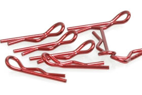 Karosserieclip 1/10 klein - Rot Metallic (8) / CR067