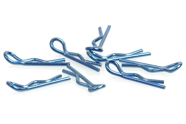Karosserieclip 1/10 klein - Blau Metallic (8) / CR068