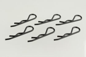 Karosserieclip 1/8 - schwarz (6) / CR090