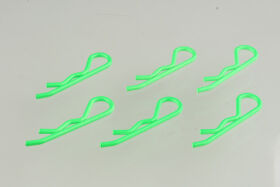 Karosserieclip 1/8 - Neon Grün (6) / CR094
