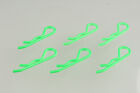 Karosserieclip 1/8 - Neon Grün (6) / CR094