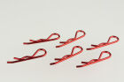Karosserieclip 1/8 - Rot Metallic (6) / CR097