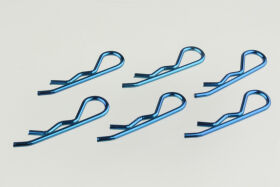 Karosserieclip 1/8 - Blau Metallic (6) / CR098