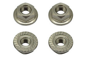 Titanium Wheel Nuts M4 - pk4 / CR304