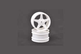 JC 5 Spoke 2.2 Rear White Wheel XLS pr / CR681