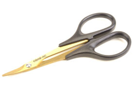 CORE RC - Karosserie Schere, gebogen -Titannitrid...