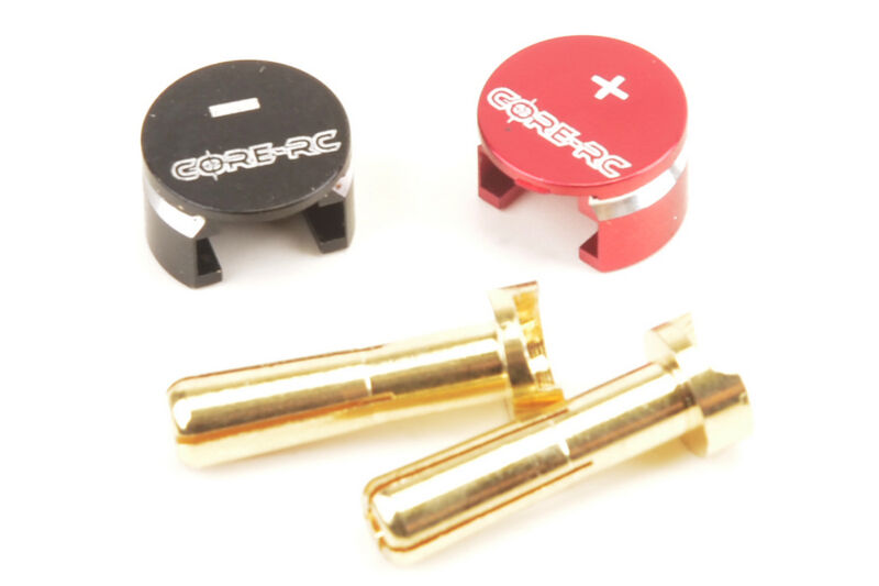 Core RC LowPro Heatsink Bullet Plug Grips -4mm / CR863