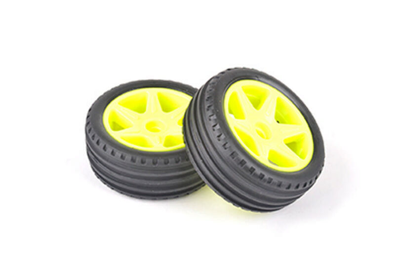 Buggy Front Tyre Set Yellow / CRA154