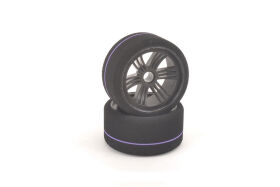 WGT10 Front 40Sh - Carbon Rim 60mm - Purple / JW2-40FA